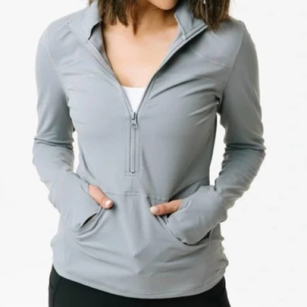 Zyia Active Jacket/half zipper/performance fitted